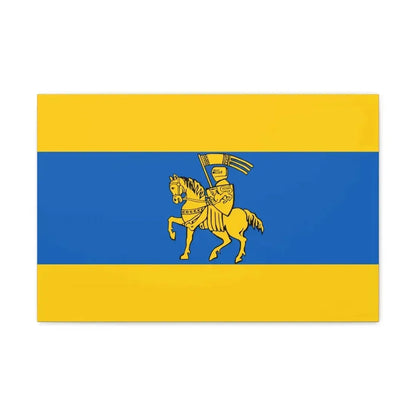 Flag of Schwerin Germany - Canvas Wall Art 24″ x 16″ 1.25" - The Sticker Space