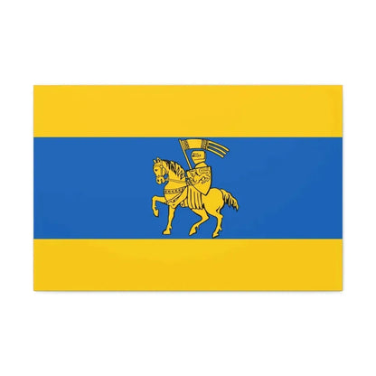 Flag of Schwerin Germany - Canvas Wall Art 30" x 20" 1.25" - The Sticker Space