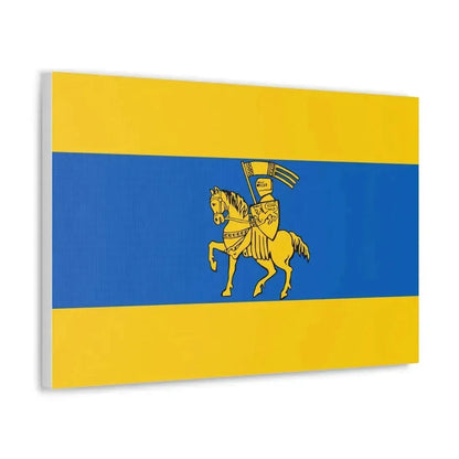 Flag of Schwerin Germany - Canvas Wall Art - The Sticker Space