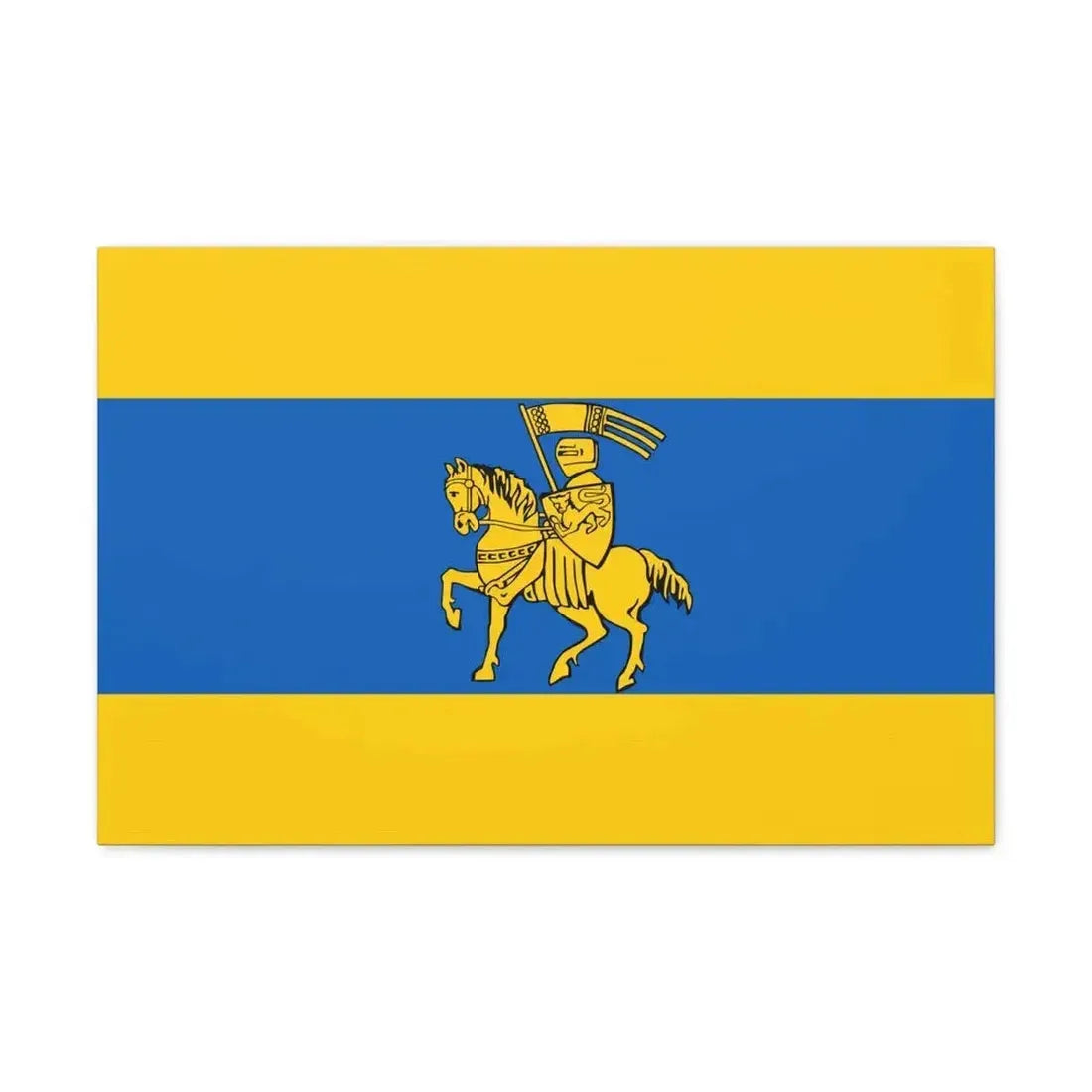 Flag of Schwerin Germany - Canvas Wall Art - The Sticker Space