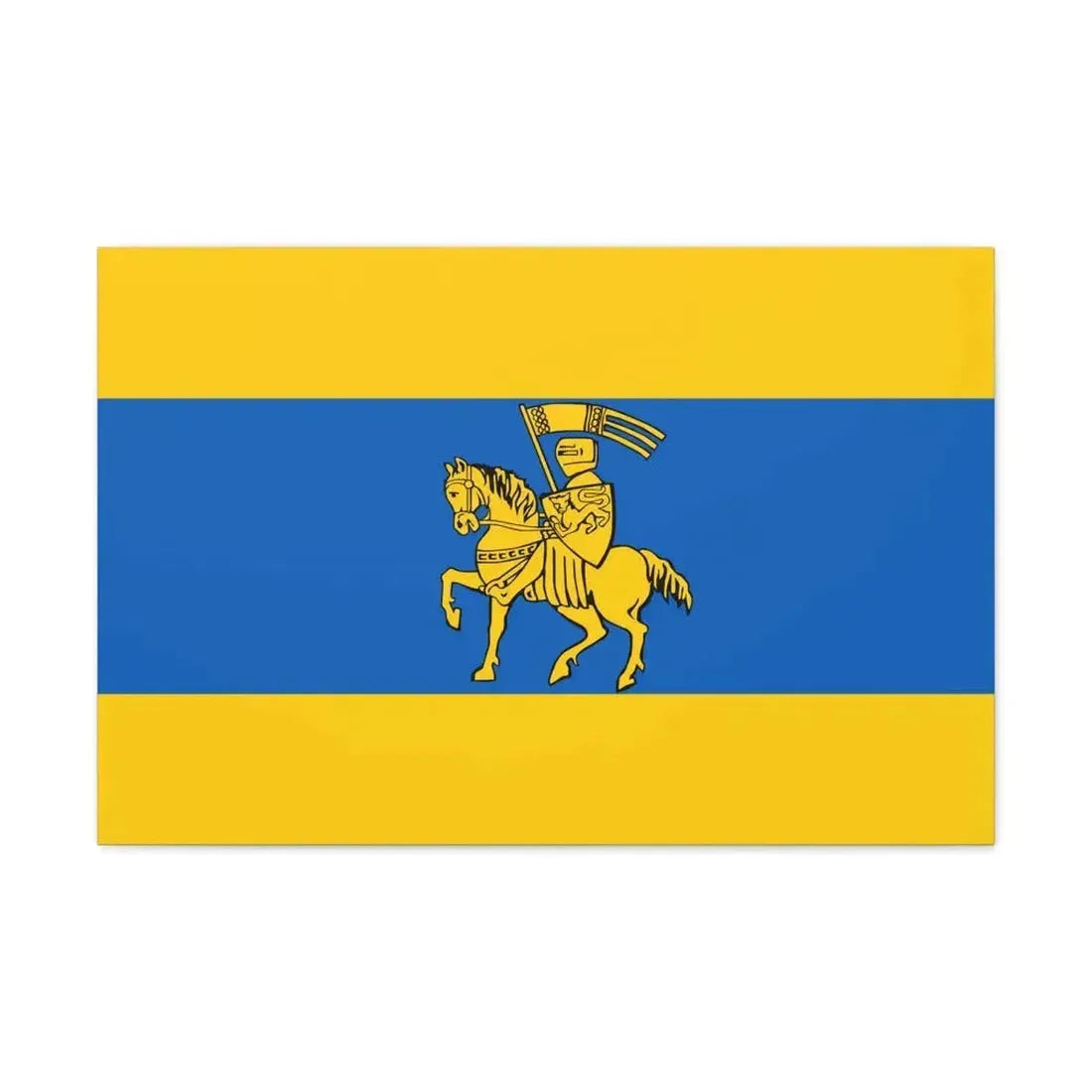 Flag of Schwerin Germany - Canvas Wall Art - The Sticker Space