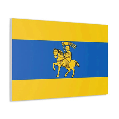Flag of Schwerin Germany - Canvas Wall Art - The Sticker Space
