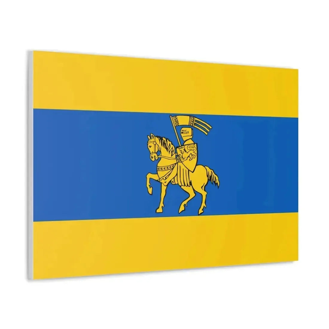 Flag of Schwerin Germany - Canvas Wall Art - The Sticker Space