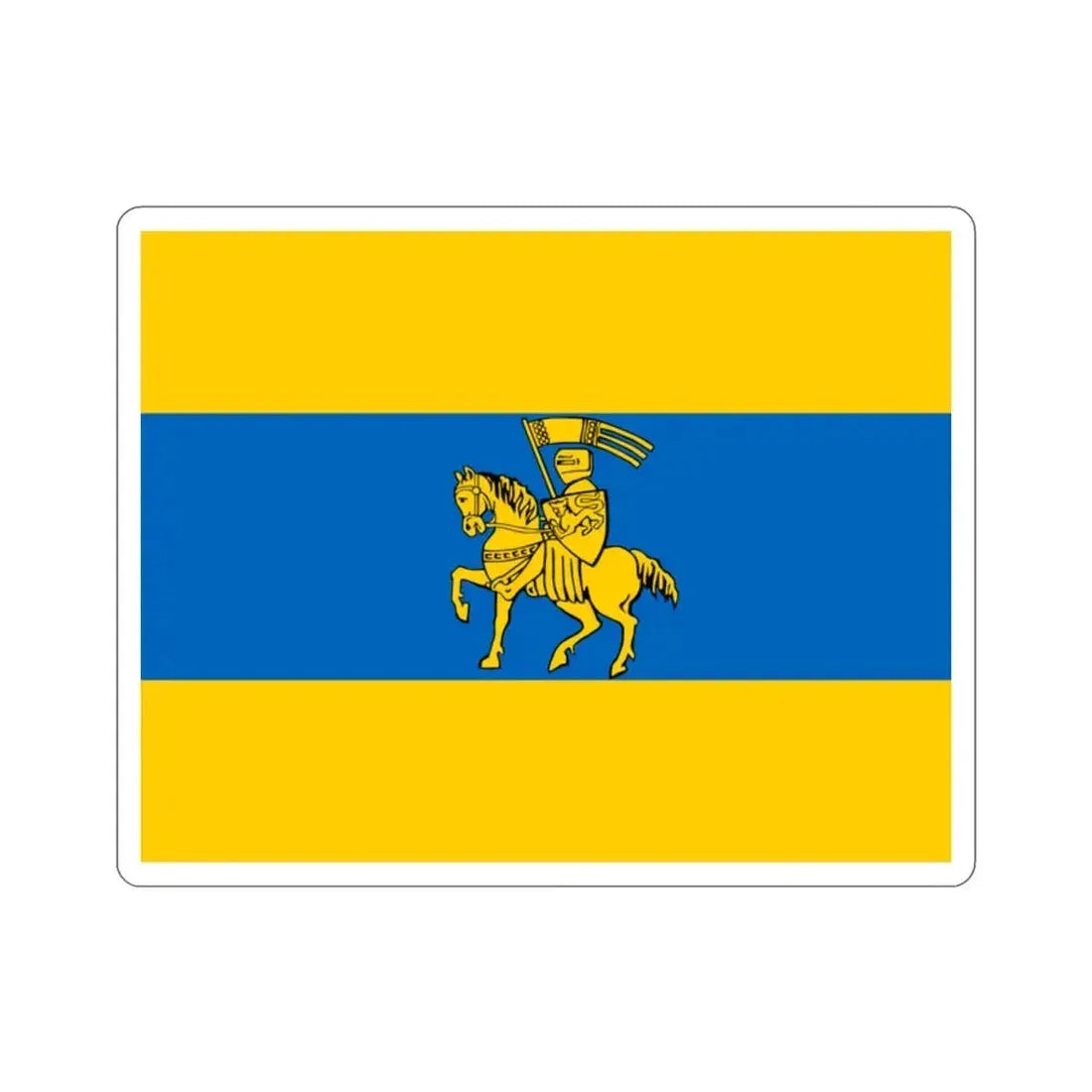 Flag of Schwerin Germany STICKER Vinyl Die-Cut Decal 2 Inch - The Sticker Space