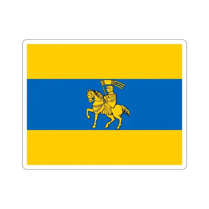 Flag of Schwerin Germany STICKER Vinyl Die-Cut Decal 4 Inch - The Sticker Space