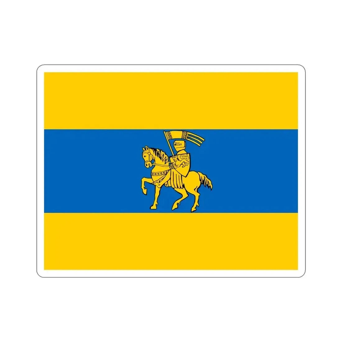 Flag of Schwerin Germany STICKER Vinyl Die-Cut Decal - The Sticker Space