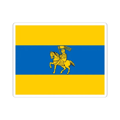 Flag of Schwerin Germany - STICKER Vinyl Kiss-Cut Decal 2 Inch White - The Sticker Space