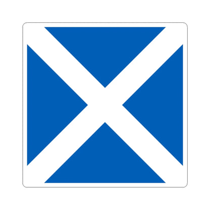 Flag of Scotland 1-1 (Scotland) STICKER Vinyl Kiss-Cut Decal 2 Inch White - The Sticker Space
