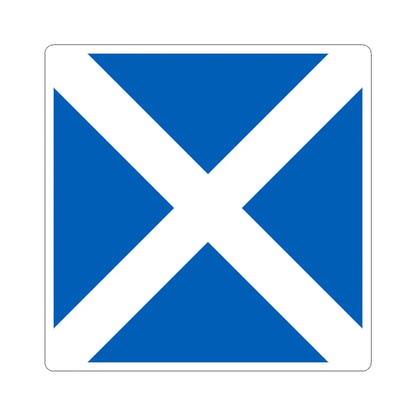 Flag of Scotland 1-1 (Scotland) STICKER Vinyl Kiss-Cut Decal 3 Inch White - The Sticker Space
