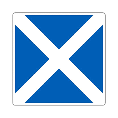 Flag of Scotland 1-1 (Scotland) STICKER Vinyl Kiss-Cut Decal 4 Inch White - The Sticker Space