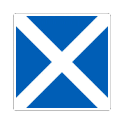 Flag of Scotland 1-1 (Scotland) STICKER Vinyl Kiss-Cut Decal 6 Inch White - The Sticker Space