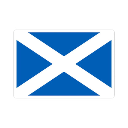 Flag of Scotland 3-2 (Scotland) STICKER Vinyl Kiss-Cut Decal 2 Inch White - The Sticker Space