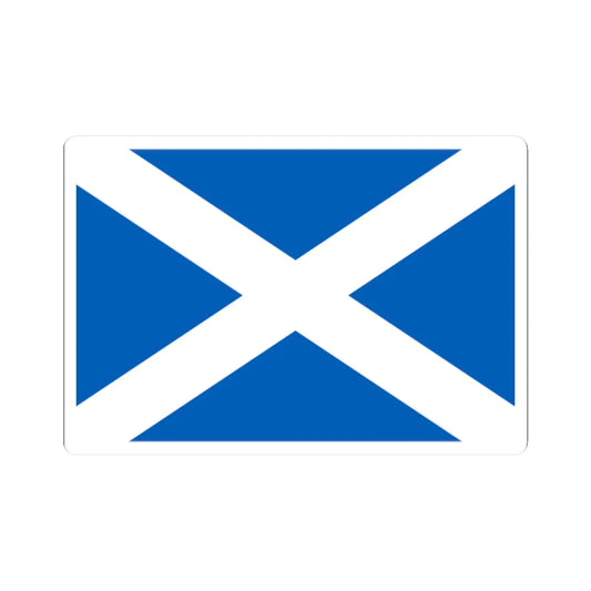 Flag of Scotland 3-2 (Scotland) STICKER Vinyl Kiss-Cut Decal 2 Inch White - The Sticker Space