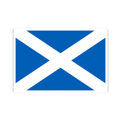 Flag of Scotland 3-2 (Scotland) STICKER Vinyl Kiss-Cut Decal 3 Inch White - The Sticker Space
