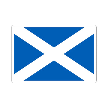 Flag of Scotland 3-2 (Scotland) STICKER Vinyl Kiss-Cut Decal 6 Inch White - The Sticker Space