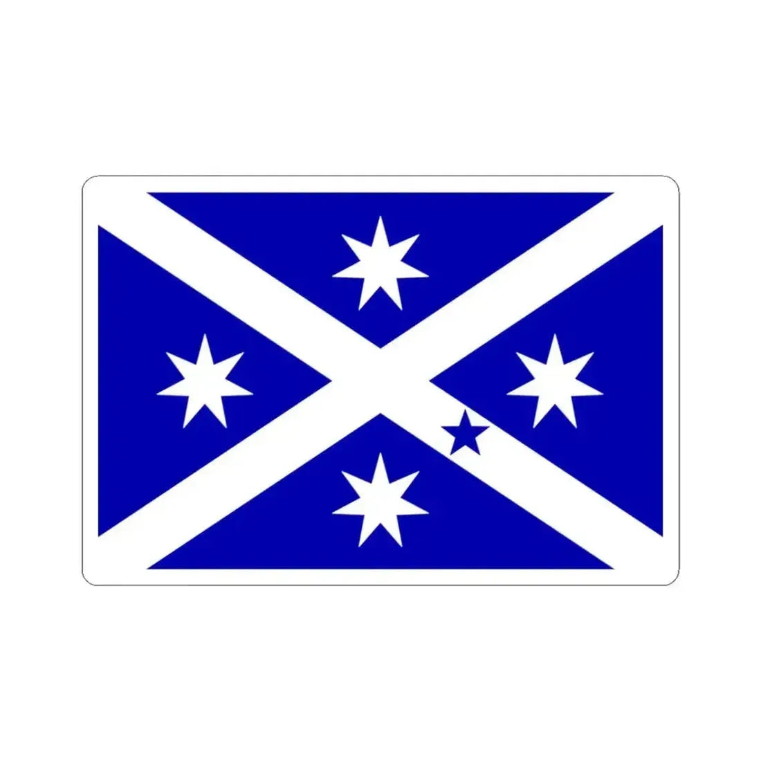 Flag of Scotland Island (Australia) STICKER Vinyl Kiss-Cut Decal 3 Inch White - The Sticker Space