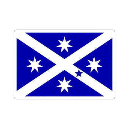 Flag of Scotland Island (Australia) STICKER Vinyl Kiss-Cut Decal 6 Inch White - The Sticker Space