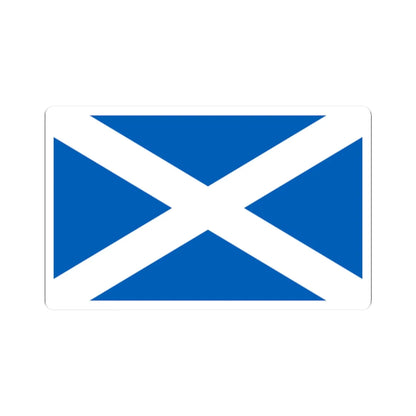 Flag of Scotland (Scotland) STICKER Vinyl Kiss-Cut Decal 2 Inch White - The Sticker Space
