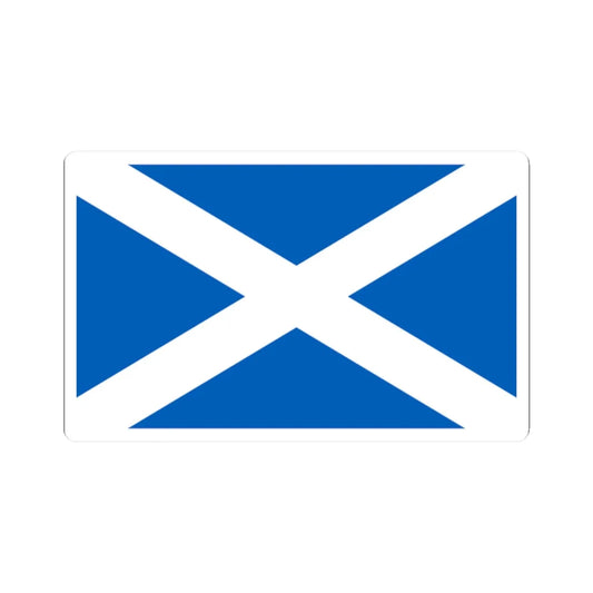 Flag of Scotland (Scotland) STICKER Vinyl Kiss-Cut Decal 2 Inch White - The Sticker Space