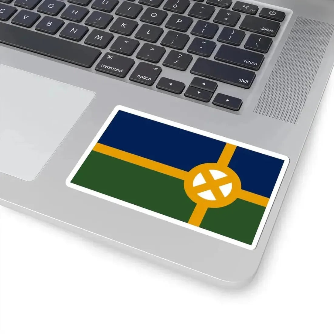 Flag of Scott Louisiana (United States) STICKER Vinyl Kiss-Cut Decal - The Sticker Space