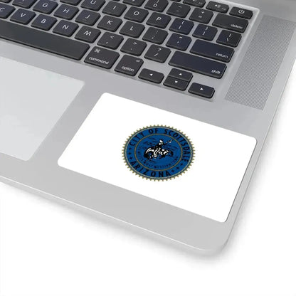 Flag of Scottsdale Arizona (United States) STICKER Vinyl Kiss-Cut Decal - The Sticker Space