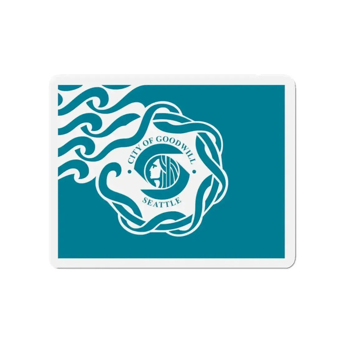 Flag of Seattle - Refrigerator Magnet - The Sticker Space