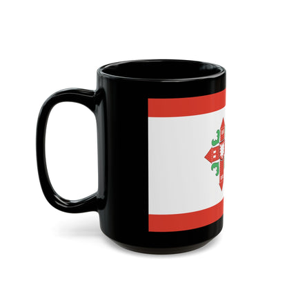 Flag of Segeberg Germany - Black Coffee Mug-The Sticker Space