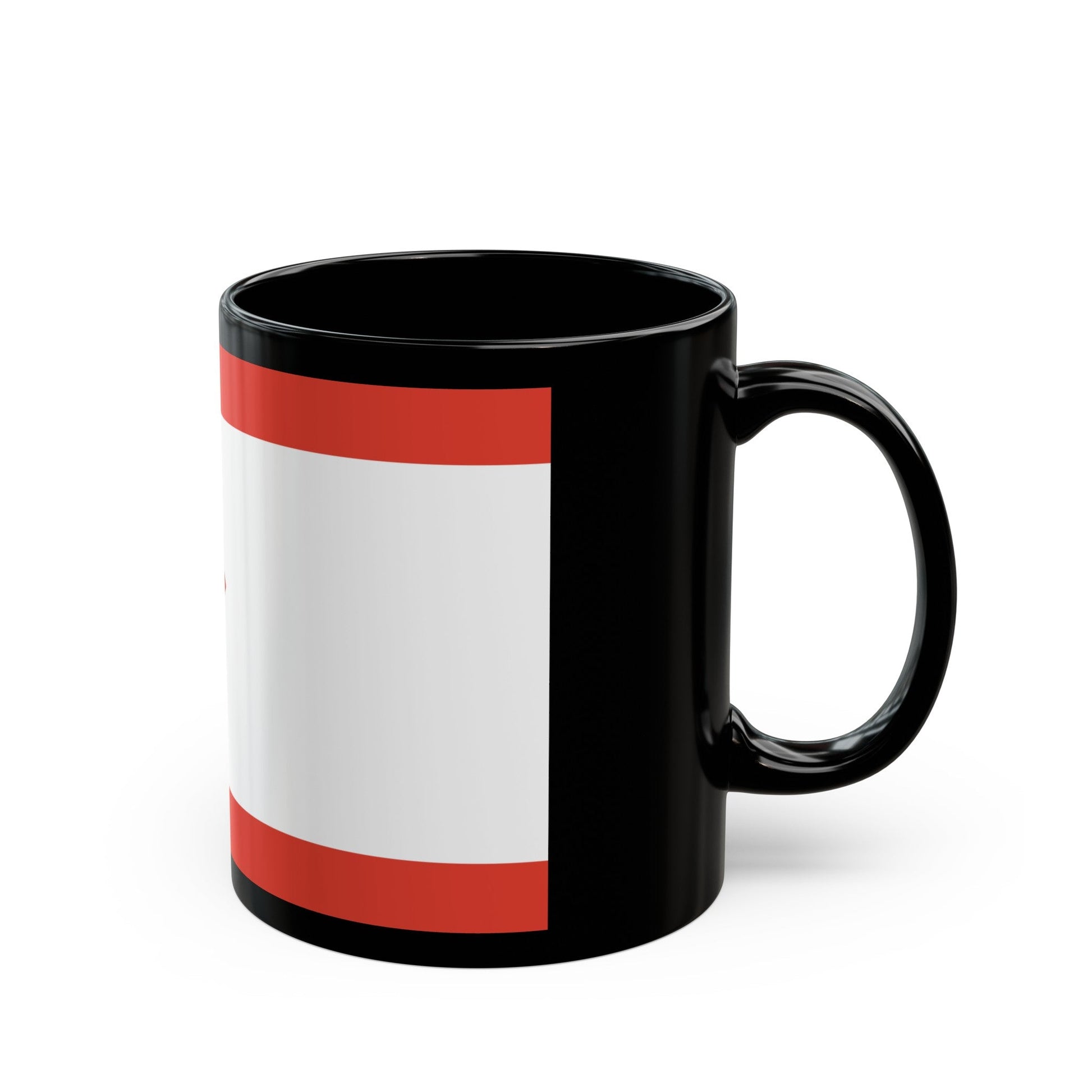 Flag of Segeberg Germany - Black Coffee Mug-The Sticker Space