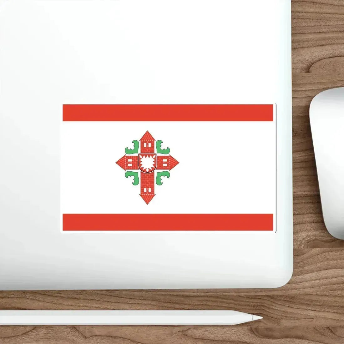 Flag of Segeberg Germany STICKER Vinyl Die-Cut Decal - The Sticker Space