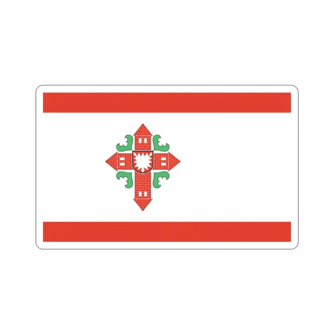 Flag of Segeberg Germany STICKER Vinyl Die-Cut Decal - The Sticker Space