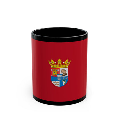 Flag of Segovia Spain - Black Coffee Mug-11oz-The Sticker Space