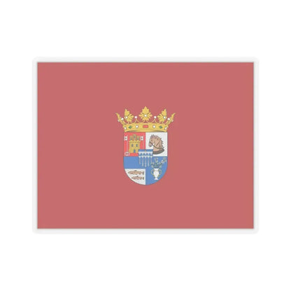 Flag of Segovia Spain - STICKER Vinyl Kiss-Cut Decal 6 Inch Transparent - The Sticker Space
