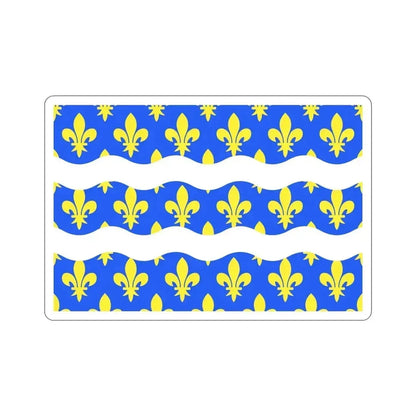Flag of Seine et Marne France 2 STICKER Vinyl Die-Cut Decal 4 Inch - The Sticker Space