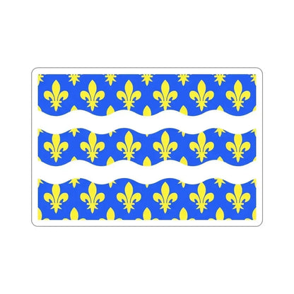 Flag of Seine et Marne France 2 STICKER Vinyl Die-Cut Decal 5 Inch - The Sticker Space