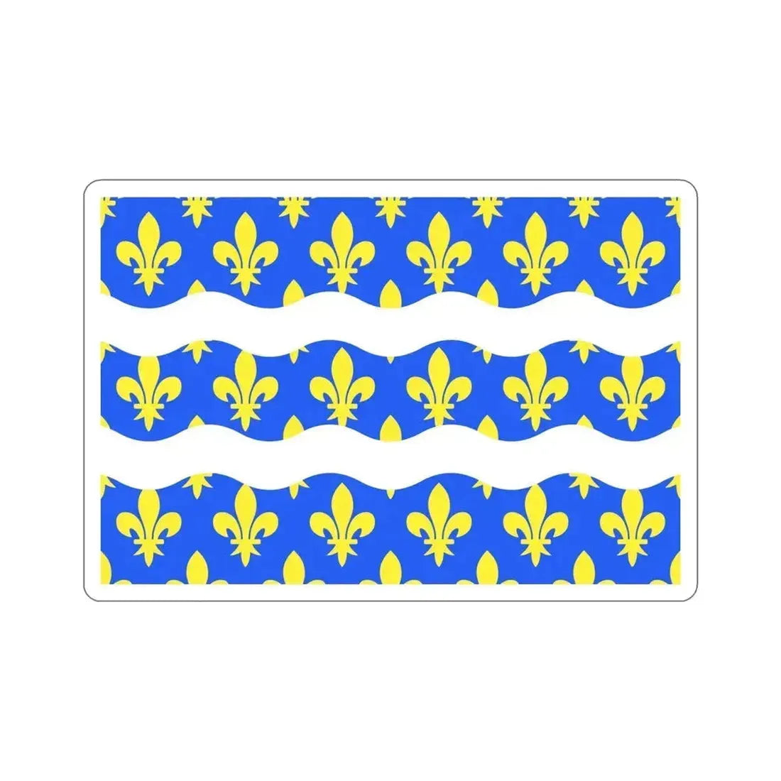 Flag of Seine et Marne France 2 STICKER Vinyl Die-Cut Decal 6 Inch - The Sticker Space