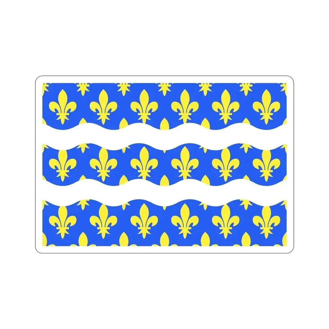 Flag of Seine et Marne France 2 STICKER Vinyl Die-Cut Decal 6 Inch - The Sticker Space