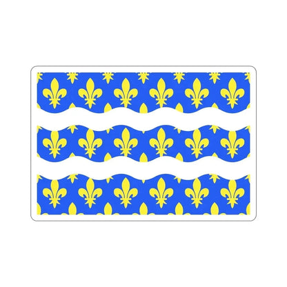 Flag of Seine et Marne France 2 STICKER Vinyl Die-Cut Decal - The Sticker Space