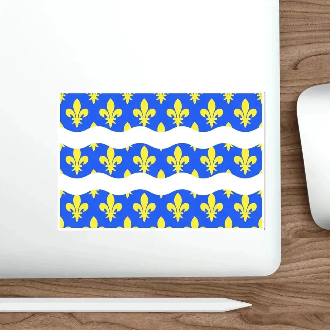 Flag of Seine et Marne France 2 STICKER Vinyl Die-Cut Decal - The Sticker Space