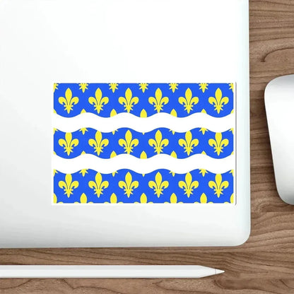 Flag of Seine et Marne France 2 STICKER Vinyl Die-Cut Decal - The Sticker Space