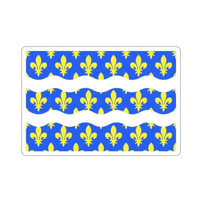 Flag of Seine et Marne France 2 STICKER Vinyl Die-Cut Decal - The Sticker Space