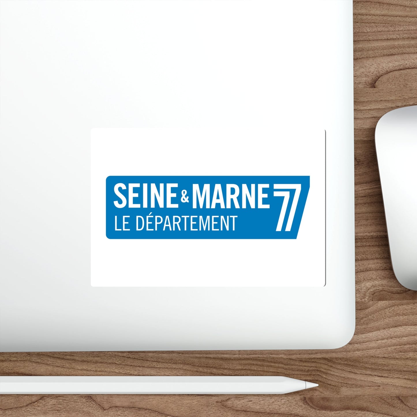 Flag of Seine et Marne France STICKER Vinyl Die-Cut Decal-The Sticker Space