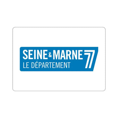 Flag of Seine et Marne France STICKER Vinyl Die-Cut Decal 2 Inch - The Sticker Space