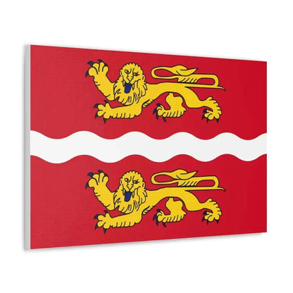 Flag of Seine Maritime France 2 - Canvas Wall Art - The Sticker Space