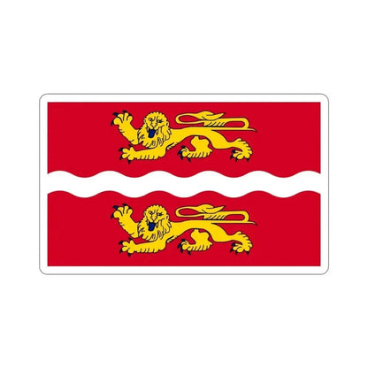 Flag of Seine Maritime France 2 STICKER Vinyl Die-Cut Decal 3 Inch - The Sticker Space