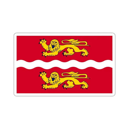 Flag of Seine Maritime France 2 STICKER Vinyl Die-Cut Decal 4 Inch - The Sticker Space