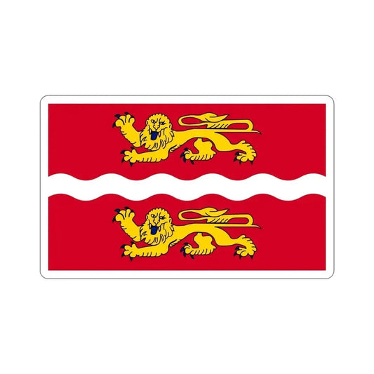 Flag of Seine Maritime France 2 STICKER Vinyl Die-Cut Decal 6 Inch - The Sticker Space