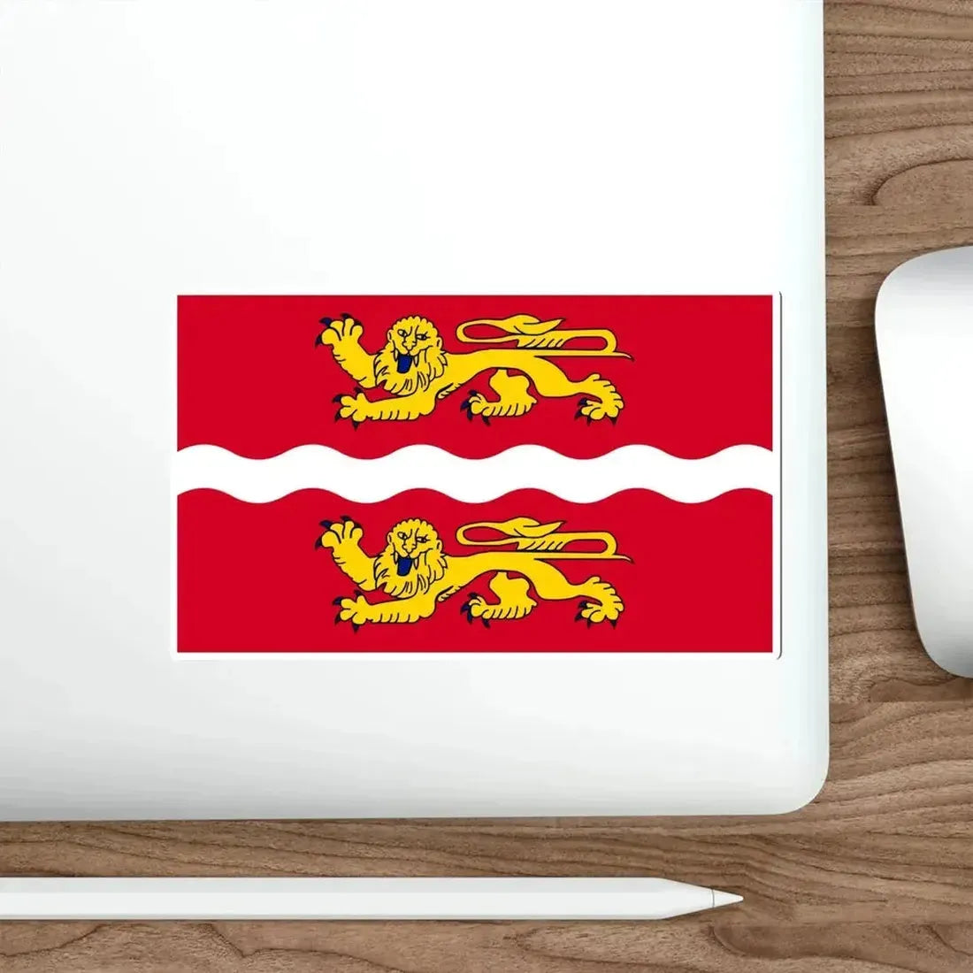 Flag of Seine Maritime France 2 STICKER Vinyl Die-Cut Decal - The Sticker Space