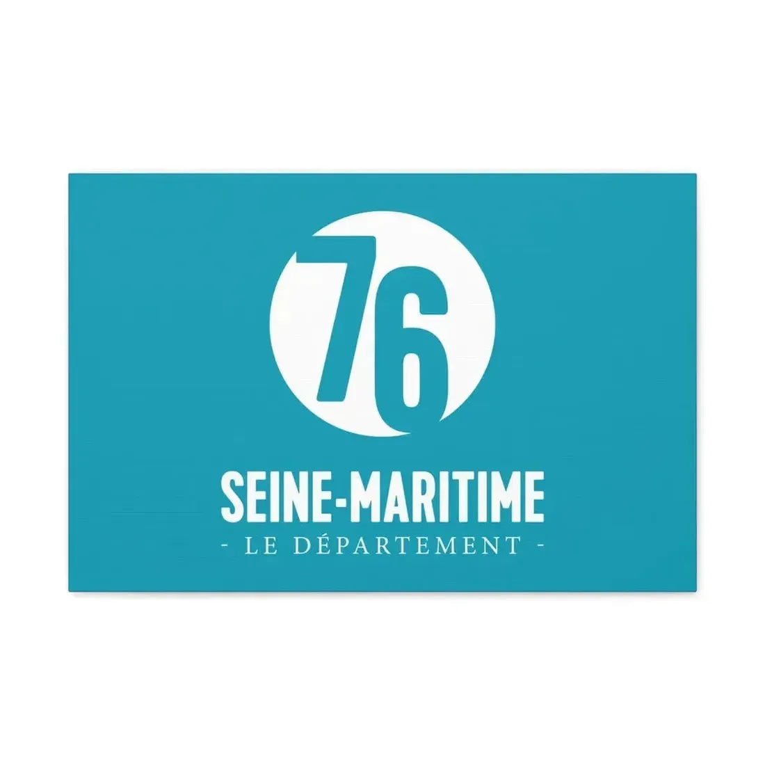 Flag of Seine Maritime France - Canvas Wall Art - The Sticker Space