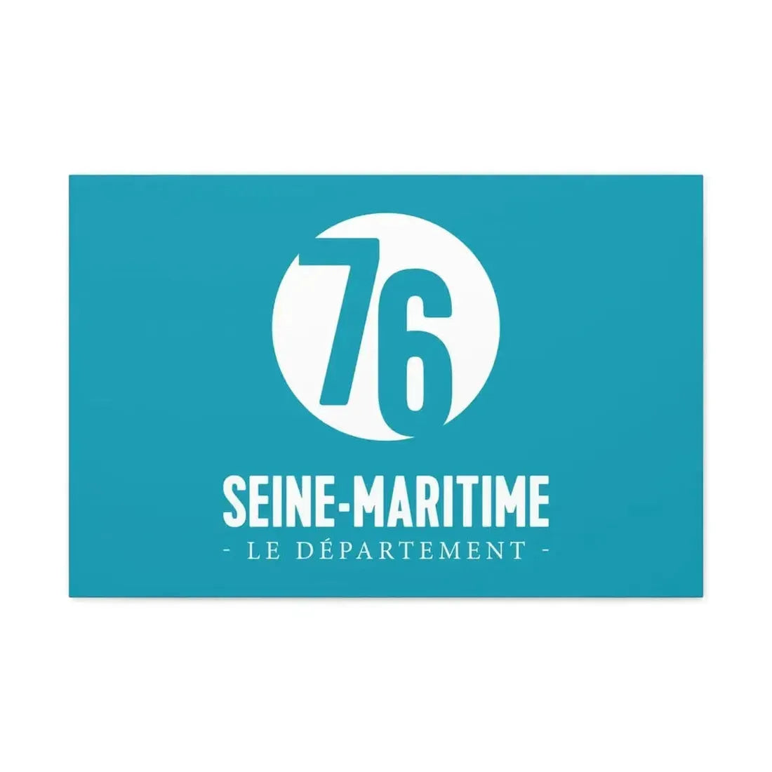 Flag of Seine Maritime France - Canvas Wall Art - The Sticker Space