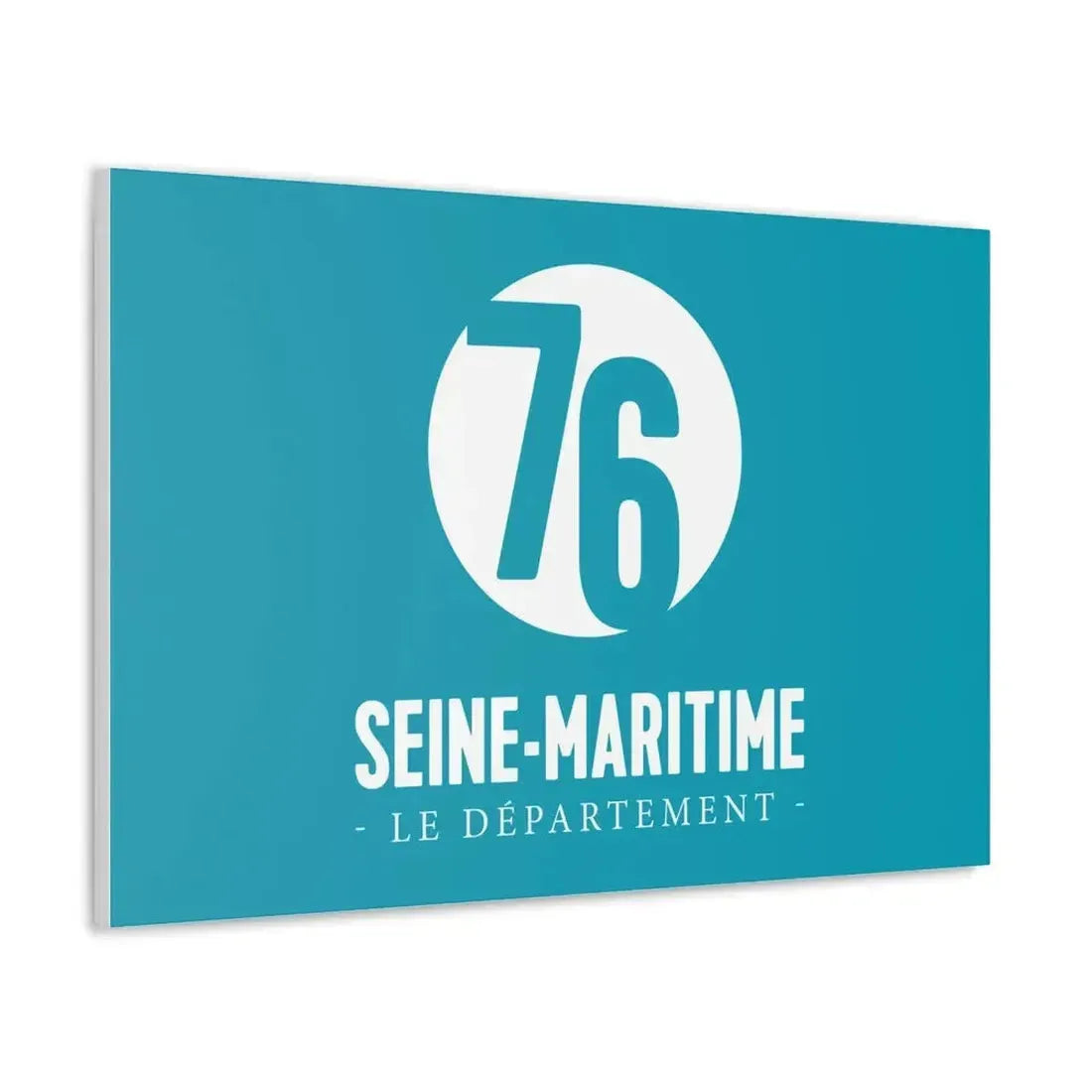 Flag of Seine Maritime France - Canvas Wall Art - The Sticker Space